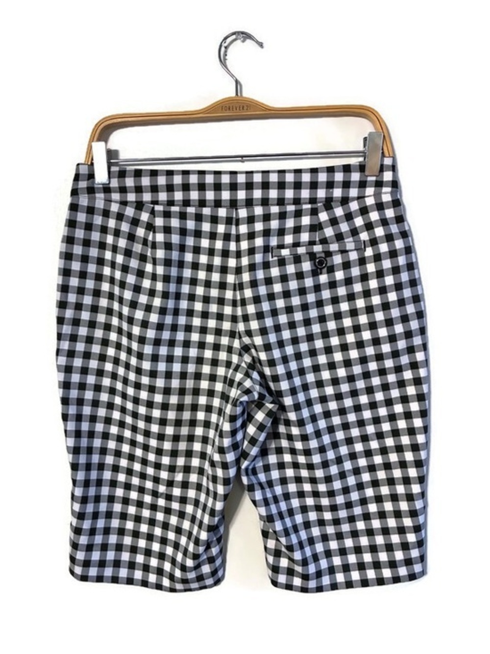Greg Norman Golf Black and White Gingham Olaf Bermuda Shorts Women’s size 2 XS